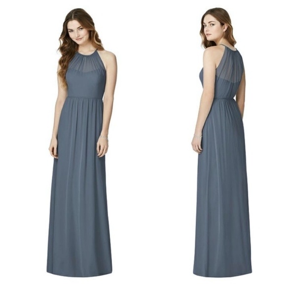 Bella Bridesmaids | BB100LS | in palomino gold | Long Dress size 0 - Picture 2 of 13